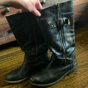 LN Bed Stu weathered black size 7 mid calf boots